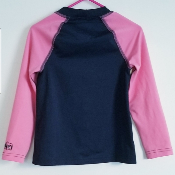 REI Sol Child Girl's Long Sleeve Swim Rashguard Top Size 4-5Y - Picture 8 of 11